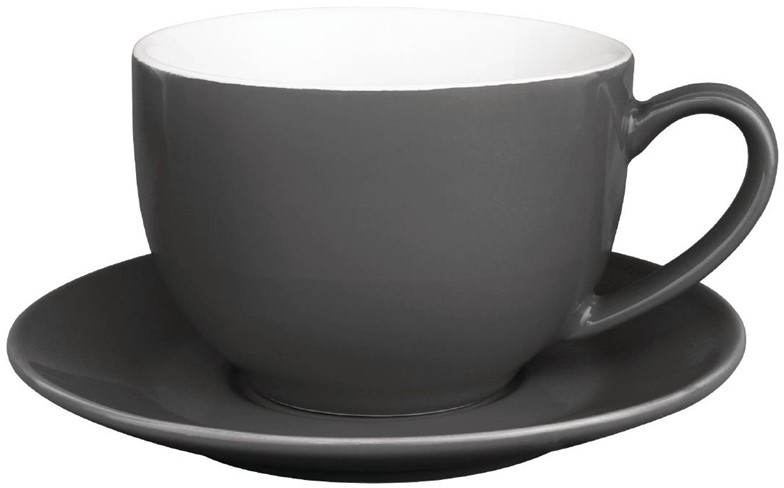  Olympia Cafe Saucers Charcoal 158mm (Pack of 12) 