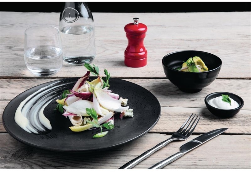  Olympia Fusion Round Coupe Plate 270mm (Pack of 4) 