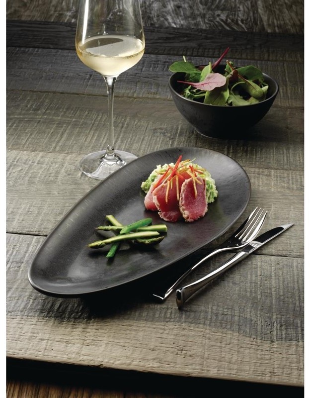  Olympia Fusion Oval Plate 357mm (Pack of 4) 