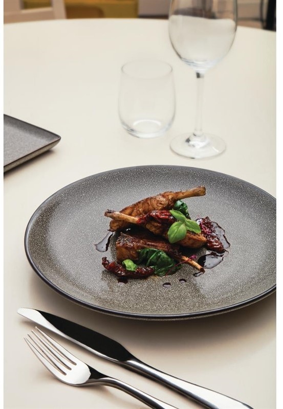  Olympia Mineral Coupe Plate 280mm (Pack of 4) 