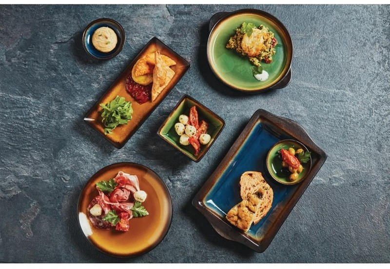  Olympia Nomi Dipping Dish Blue 20mm (Pack of 12) 