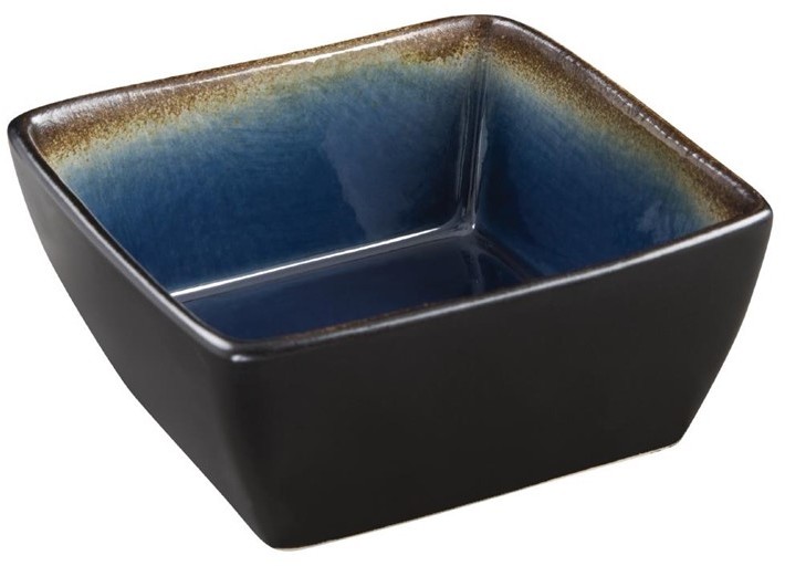 Olympia Nomi Square Bowl Blue 110mm (Pack of 6) 