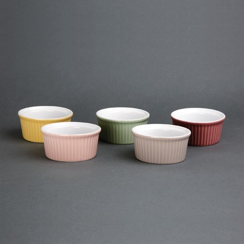  Olympia Pastel Ramekin Grey 145ml (Pack of 12) 