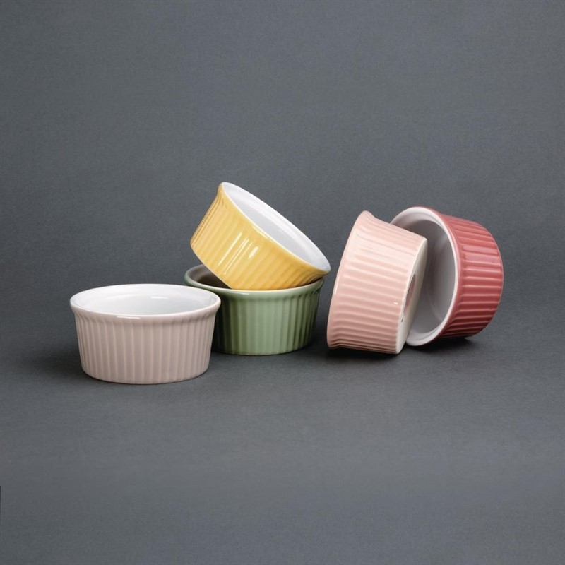 Olympia Pastel Ramekin Grey 145ml (Pack of 12) 