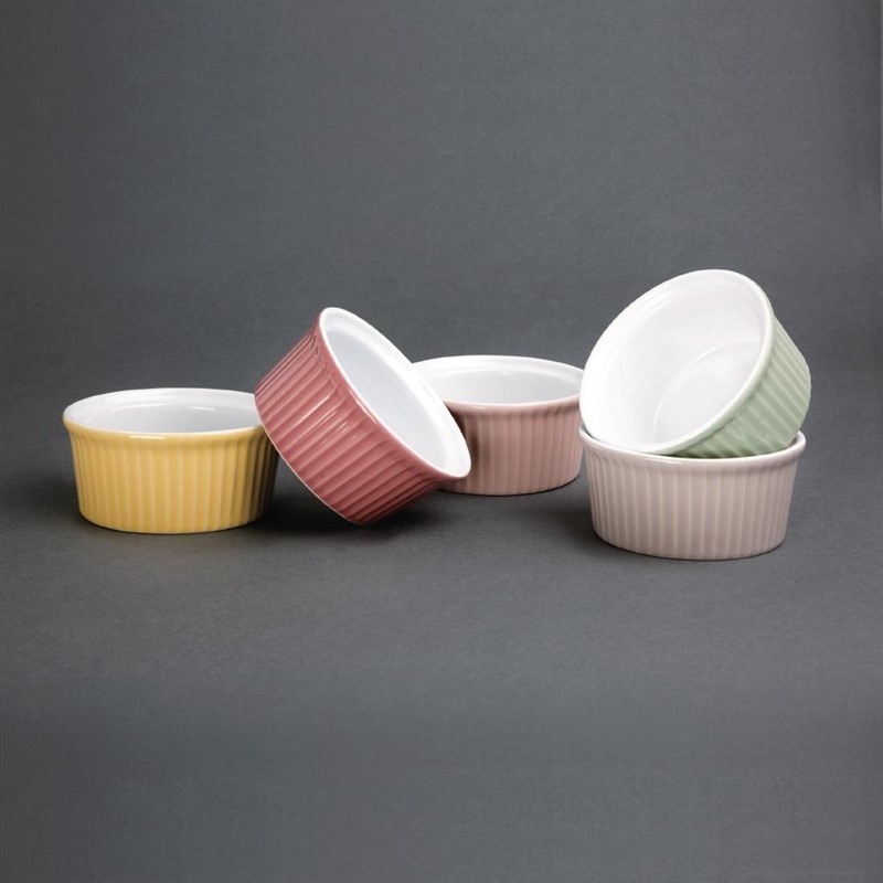  Olympia Pastel Ramekin Grey 145ml (Pack of 12) 