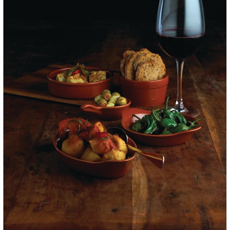 Olympia Rustic Mediterranean Dish (Pack of 6) 