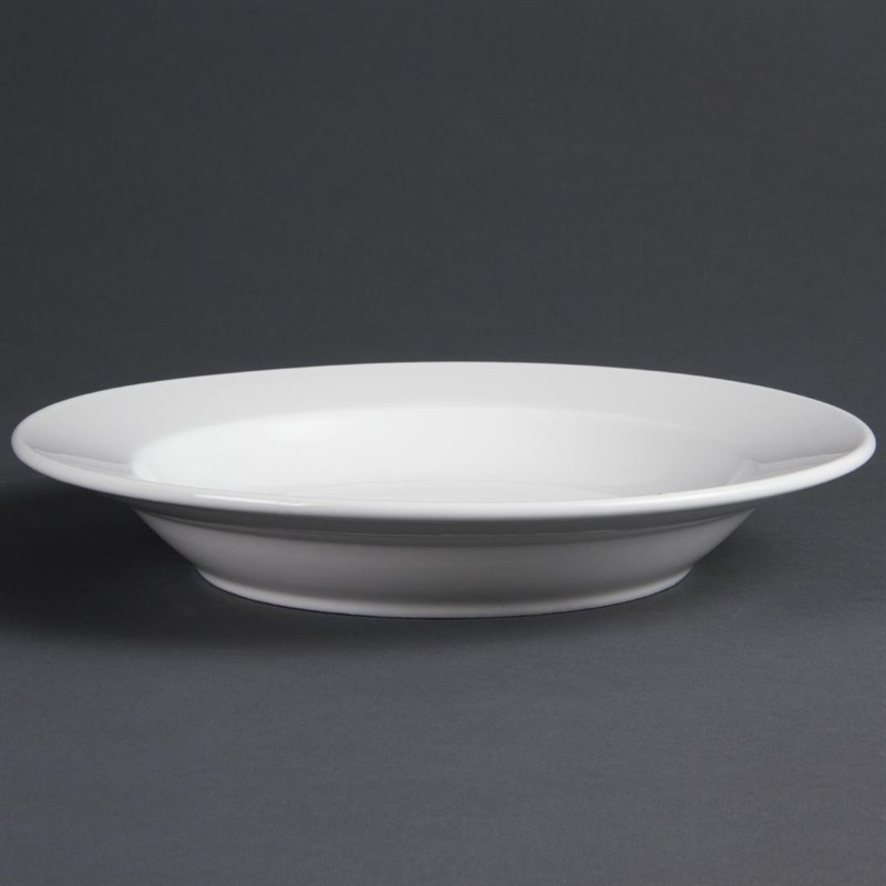  Olympia Whiteware Deep Plates 270mm 2Ltr (Pack of 6) 