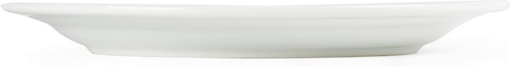  Olympia Whiteware Wide Rimmed Plates 250mm (Pack of 12) 