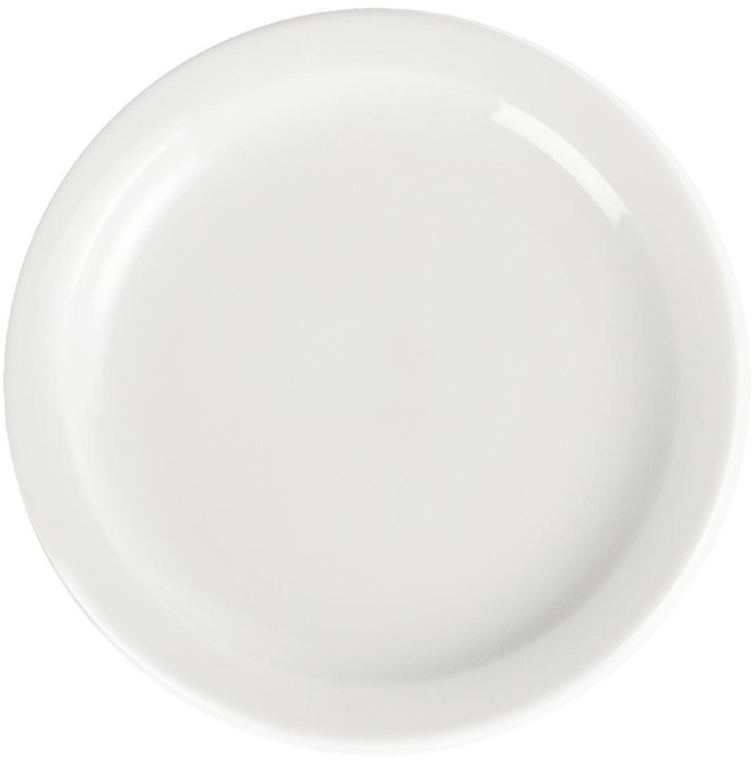  Olympia Whiteware Narrow Rimmed Plates 202mm (Pack of 12) 
