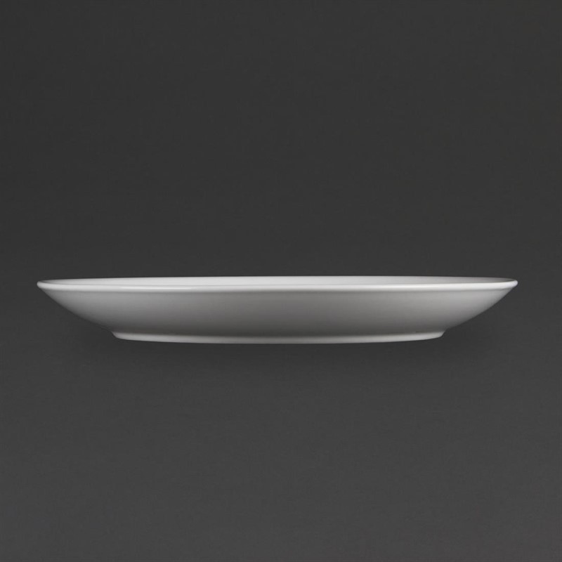  Olympia Whiteware Coupe Plates 280mm (Pack of 6) 