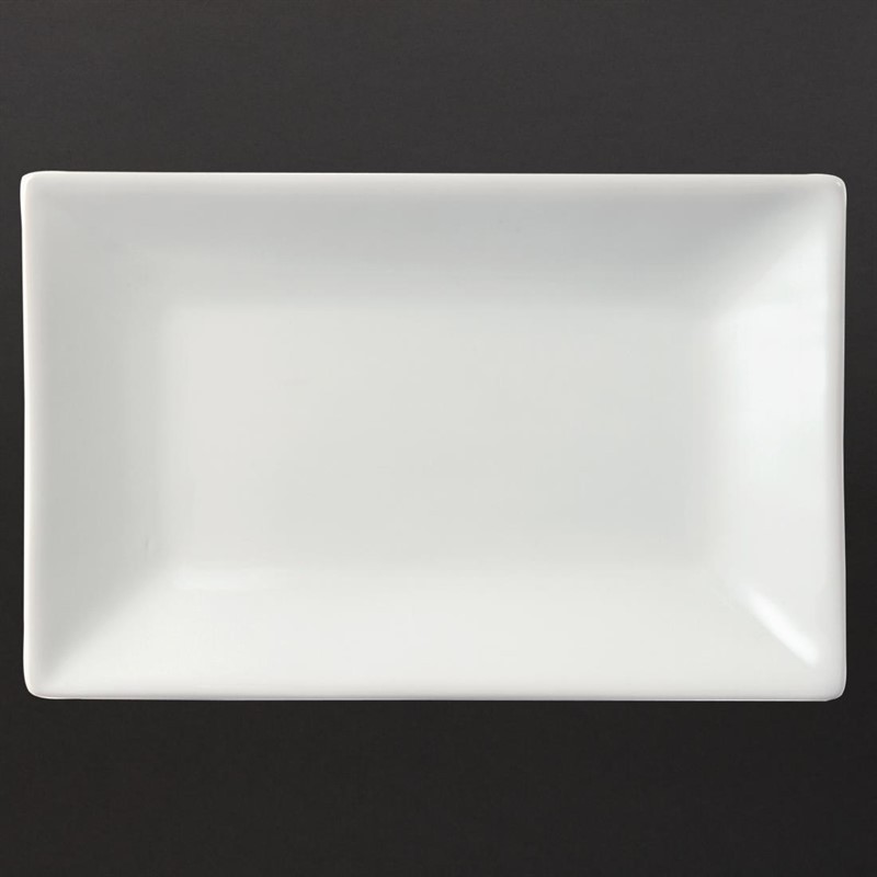  Olympia Serving Rectangular Platters 200x 130mm (Pack of 6) 