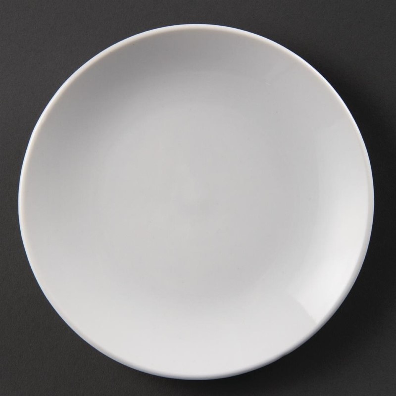  Olympia Whiteware Coupe Plates 150mm (Pack of 12) 