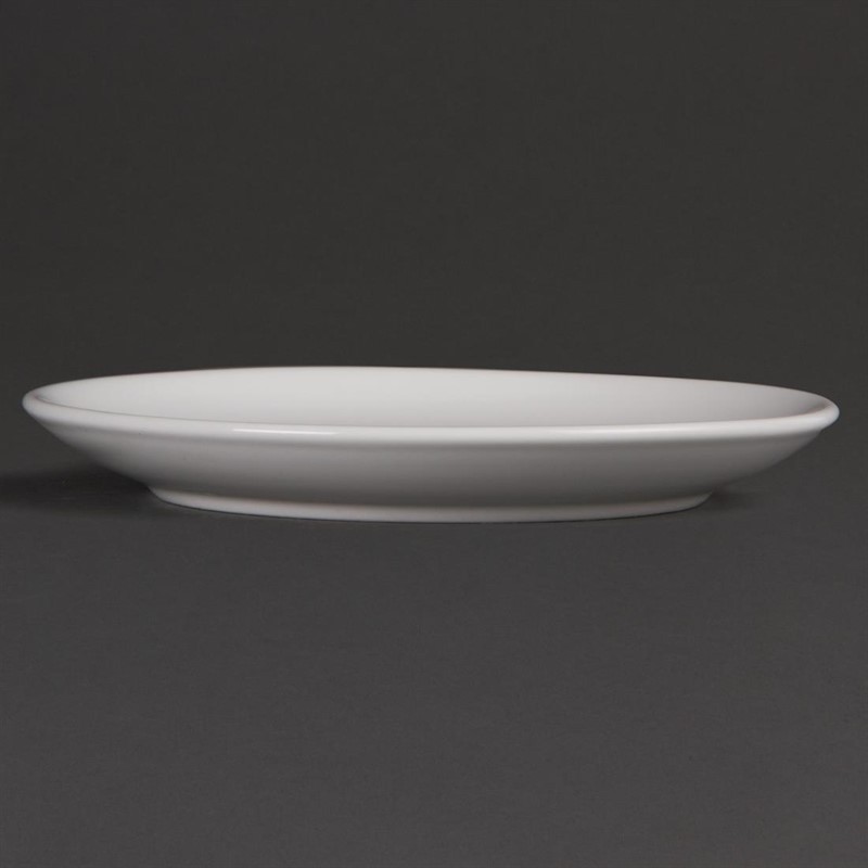  Olympia Whiteware Coupe Plates 180mm (Pack of 12) 