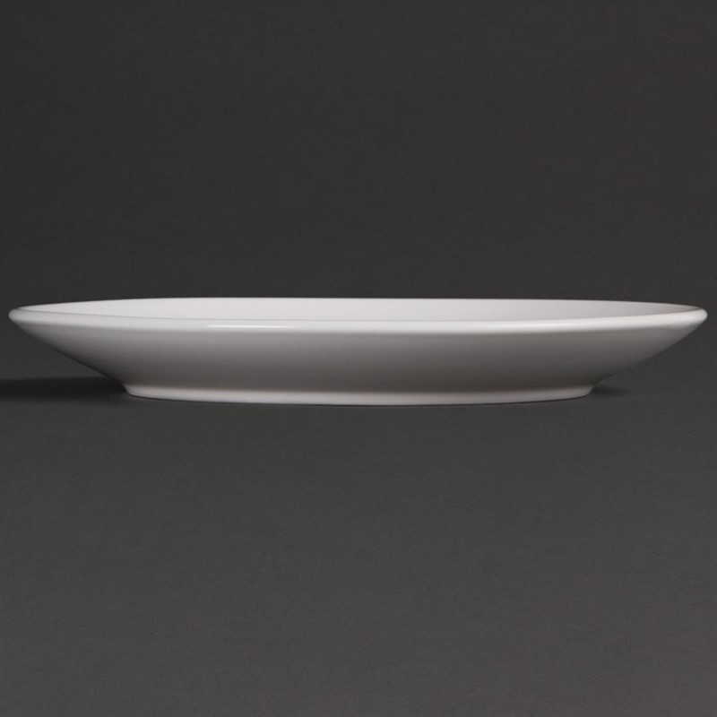  Olympia Whiteware Coupe Plates 230mm (Pack of 12) 