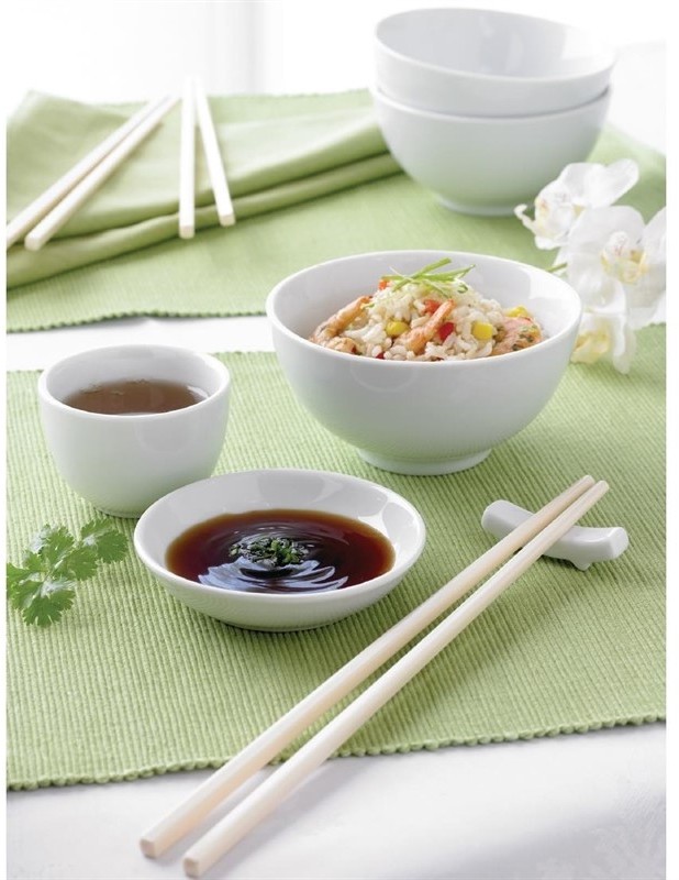  Olympia Whiteware Rice Bowls 130mm 390ml (Pack of 12) 
