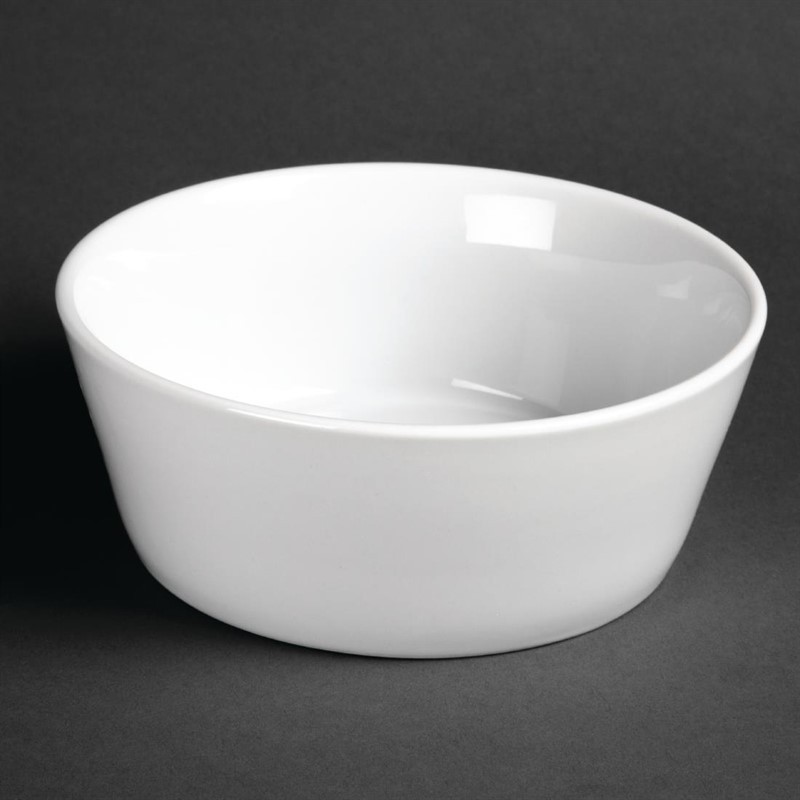  Olympia Whiteware Sloping Edge Bowls 150mm (Pack of 12) 