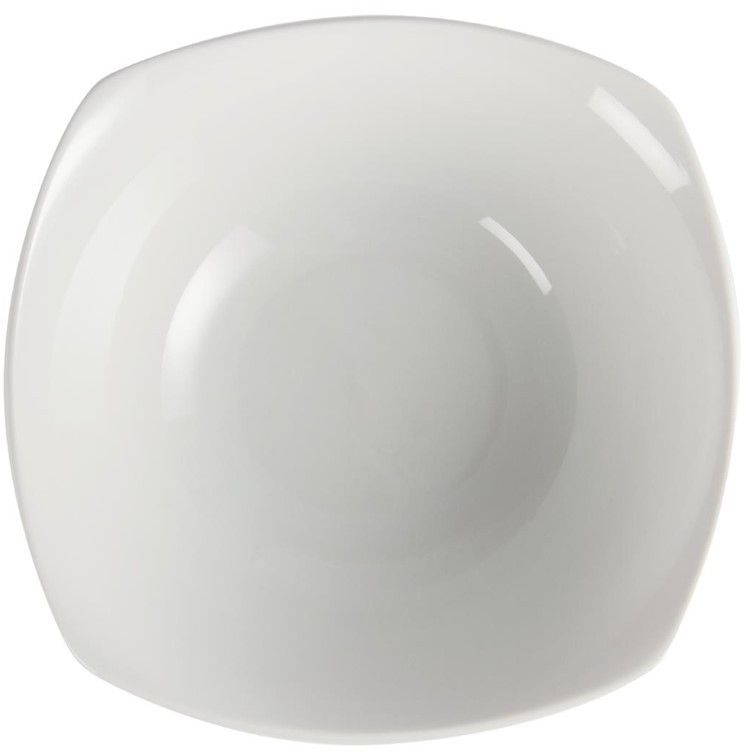  Olympia Whiteware Rounded Square Bowls 220mm (Pack of 12) 