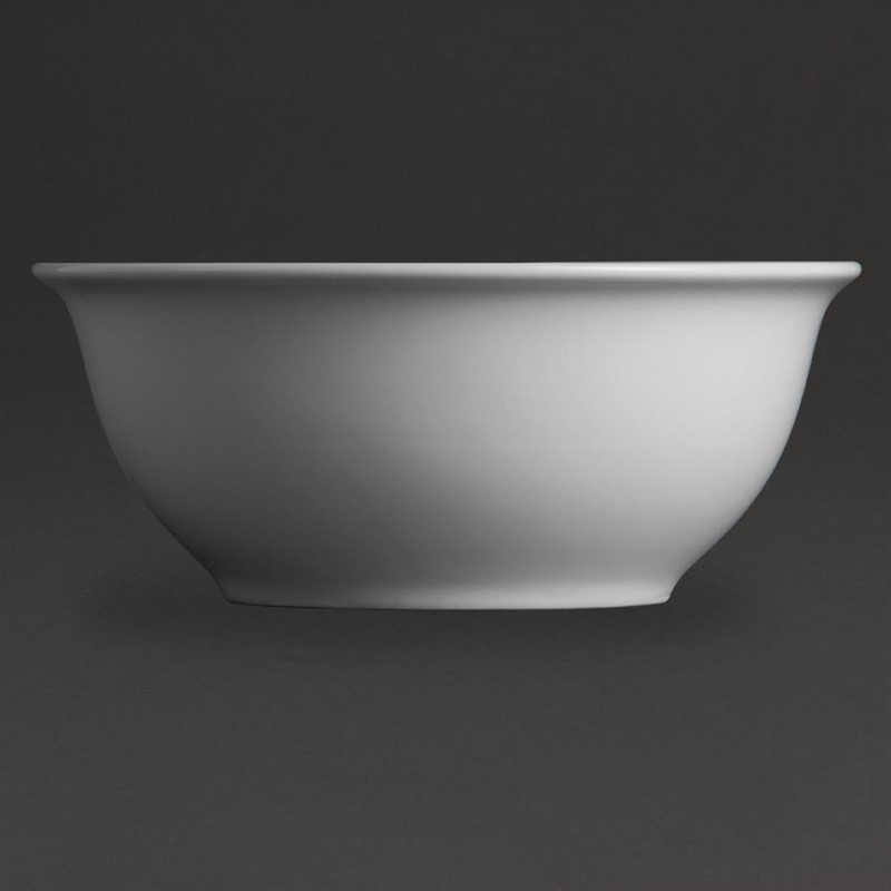  Olympia Whiteware Salad Bowls 175mm (Pack of 6) 
