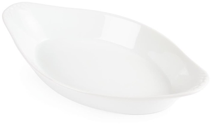  Olympia Whiteware Oval Eared Dishes 262mm (Pack of 6) 