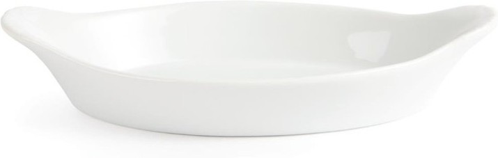  Olympia Whiteware Oval Eared Dishes 204mm (Pack of 6) 