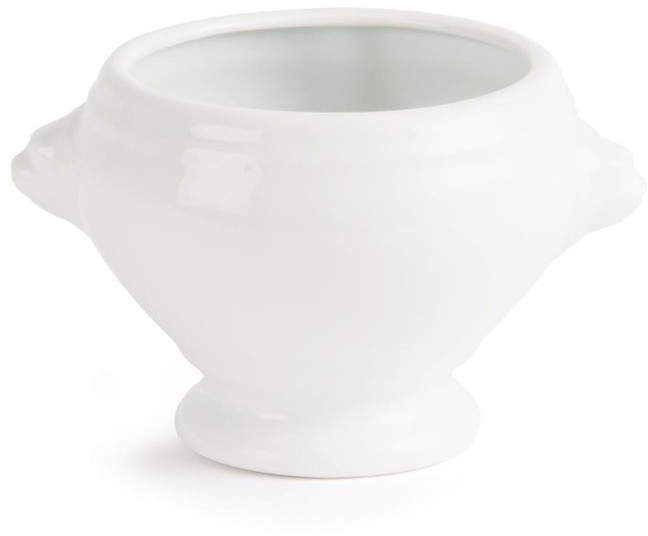  Olympia Whiteware Lion Head Soup Bowls 475ml 16.5oz (Pack of 6) 