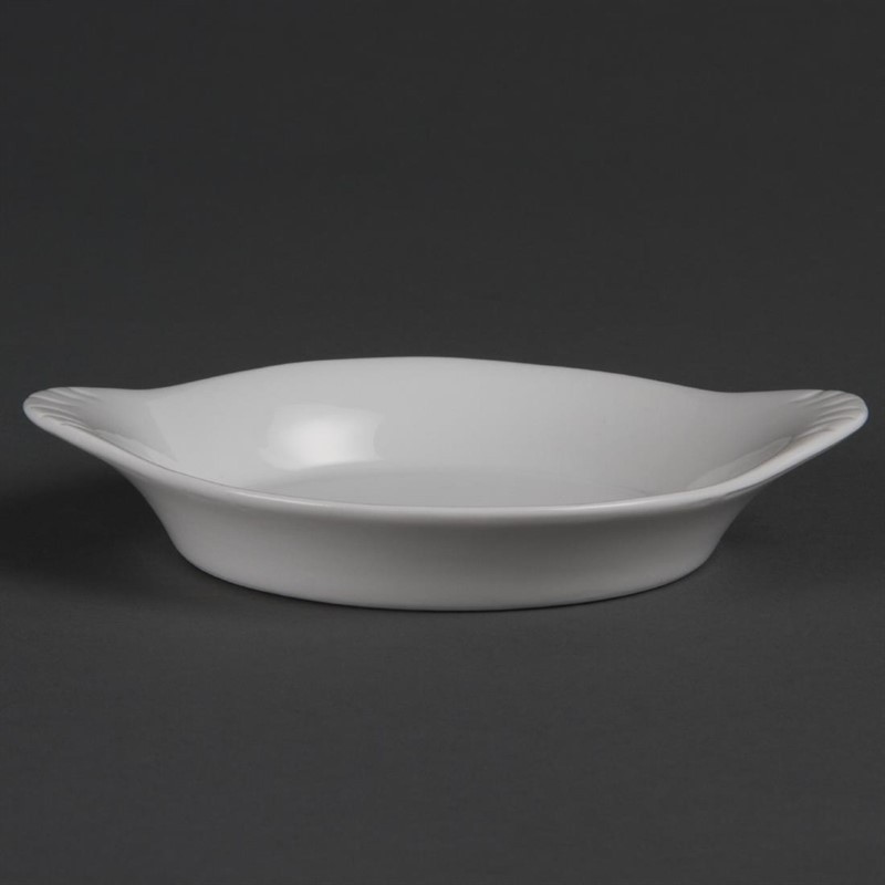  Olympia Whiteware Round Eared Dishes 156x 126mm (Pack of 6) 