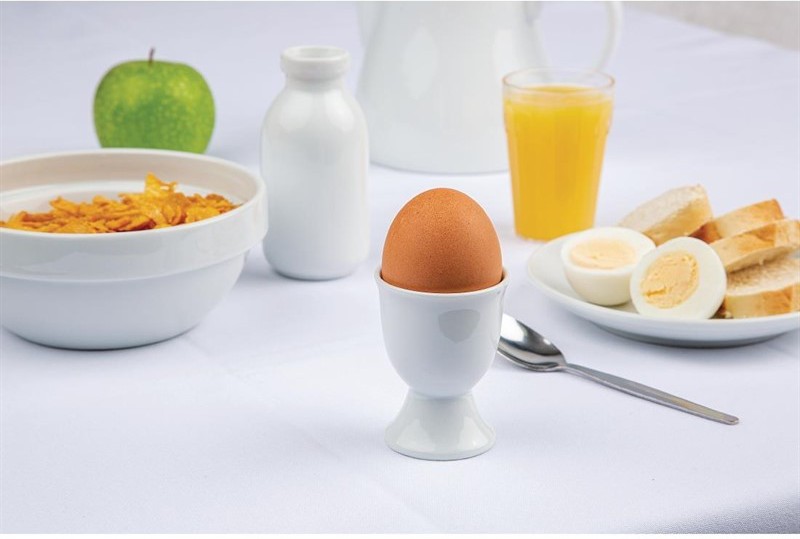  Olympia Whiteware Egg Cups 68mm (Pack of 12) 