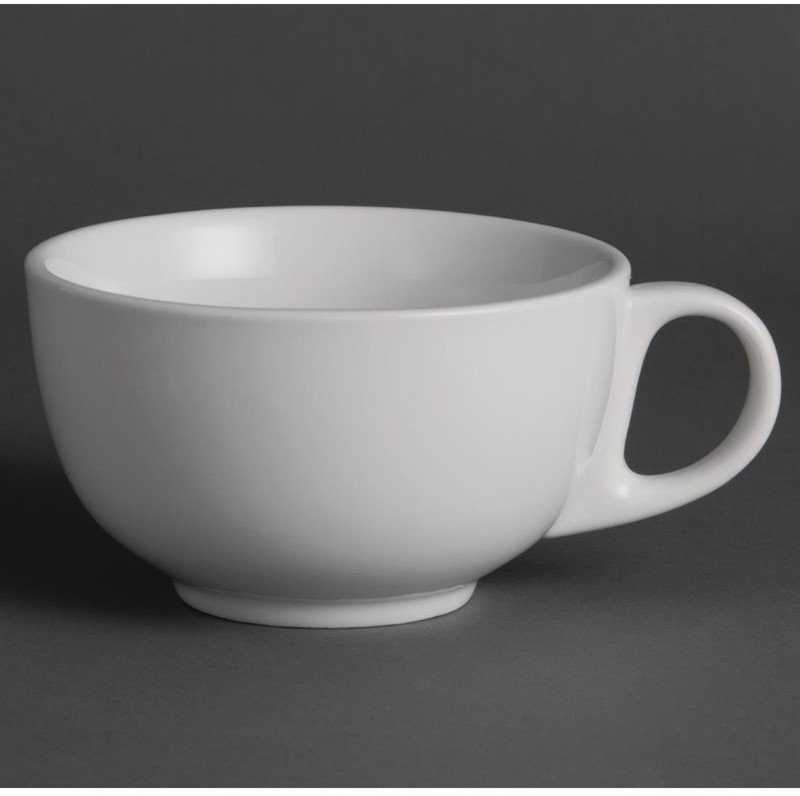  Olympia Whiteware Cappuccino Cups 425ml 15oz (Pack of 12) 