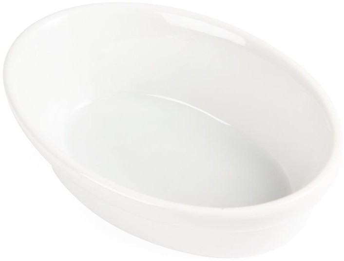  Olympia Whiteware Oval Pie Bowls 145mm (Pack of 6) 