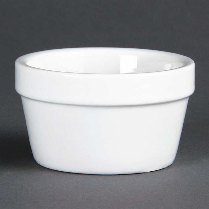  Olympia Mediterranean Ramekins White 77mm (Pack of 6) 