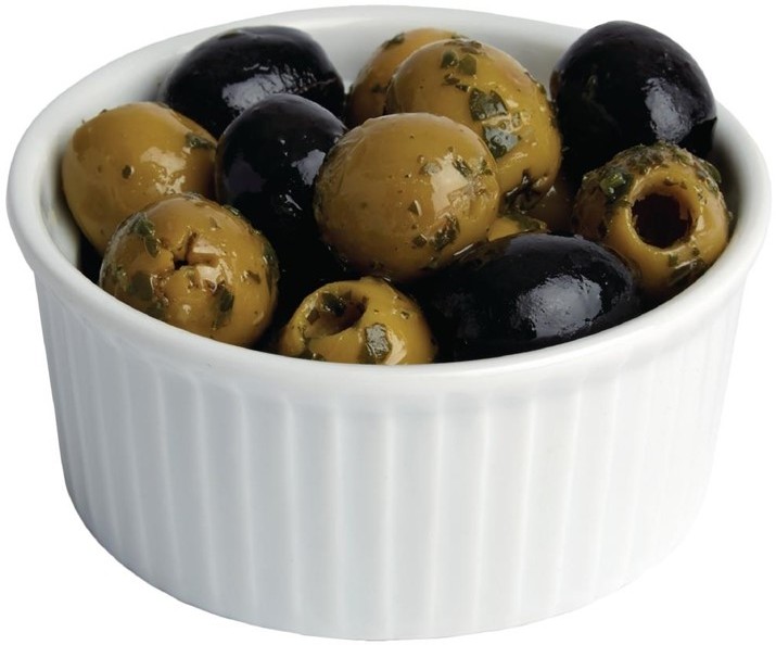  Olympia Whiteware Ramekins 80mm (Pack of 12) 