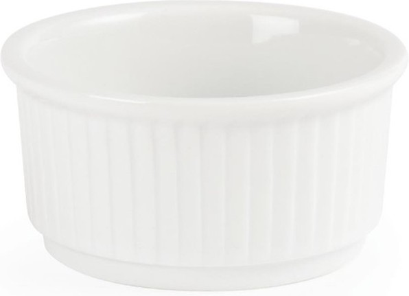  Olympia Whiteware Stacking Ramekins 85mm (Pack of 12) 