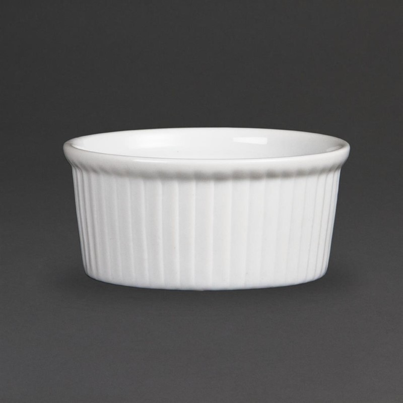  Olympia Whiteware Ramekins 85mm (Pack of 12) 