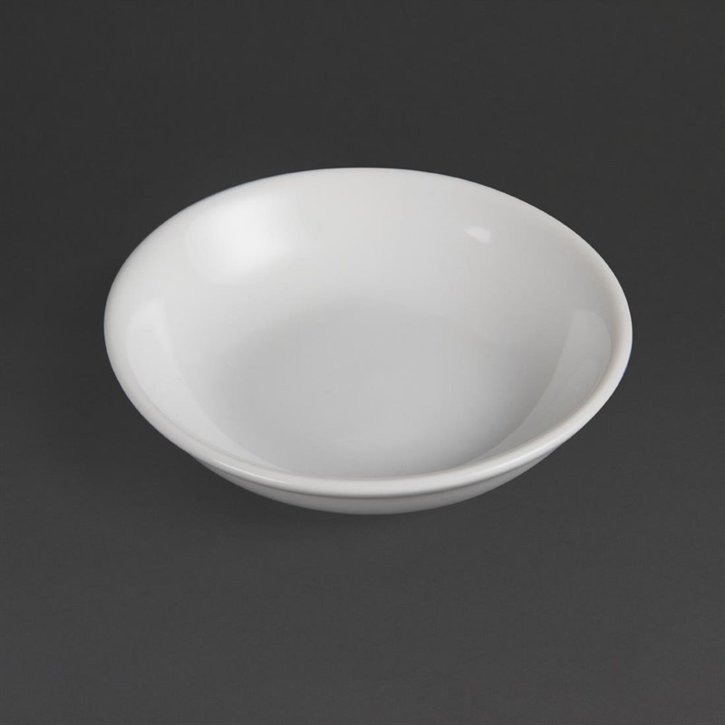  Olympia Whiteware Soy Dishes 100mm (Pack of 12) 