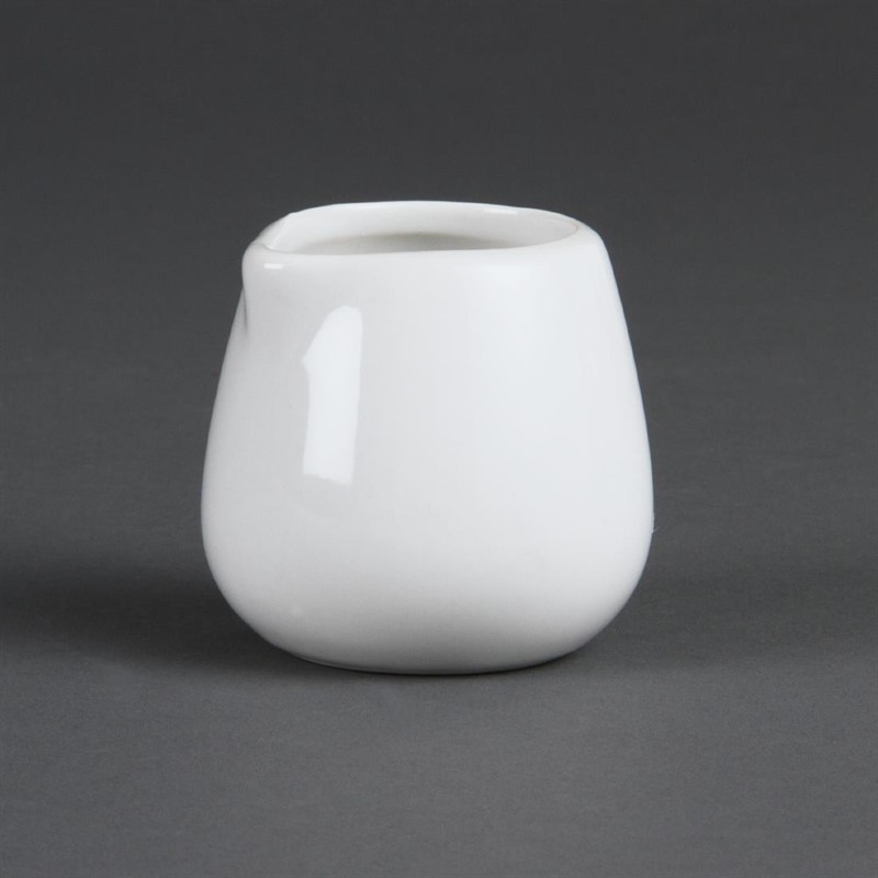  Olympia Whiteware Compact Jugs 43ml (Pack of 12) 