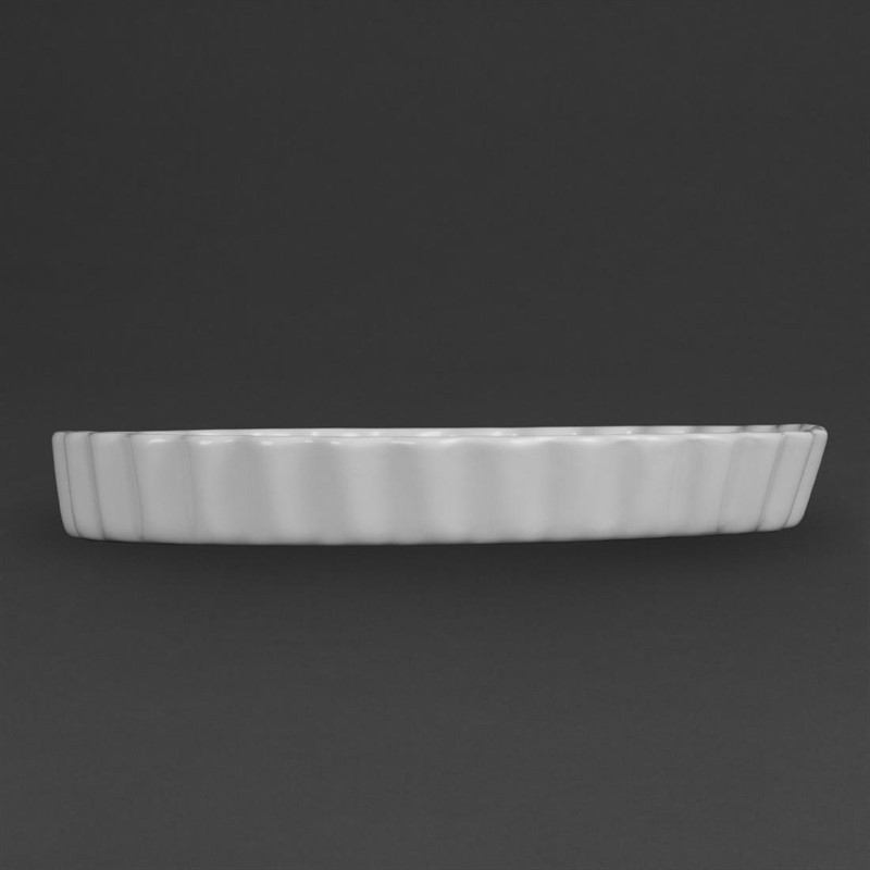  Olympia Whiteware Flan Dishes 297mm (Pack of 6) 