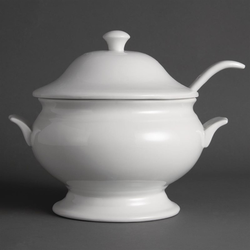  Olympia Soup Tureen and Ladle 2.5Ltr 88oz 