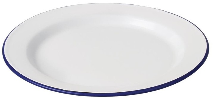  Olympia Enamel Dinner Plates 300mm (Pack of 6) 