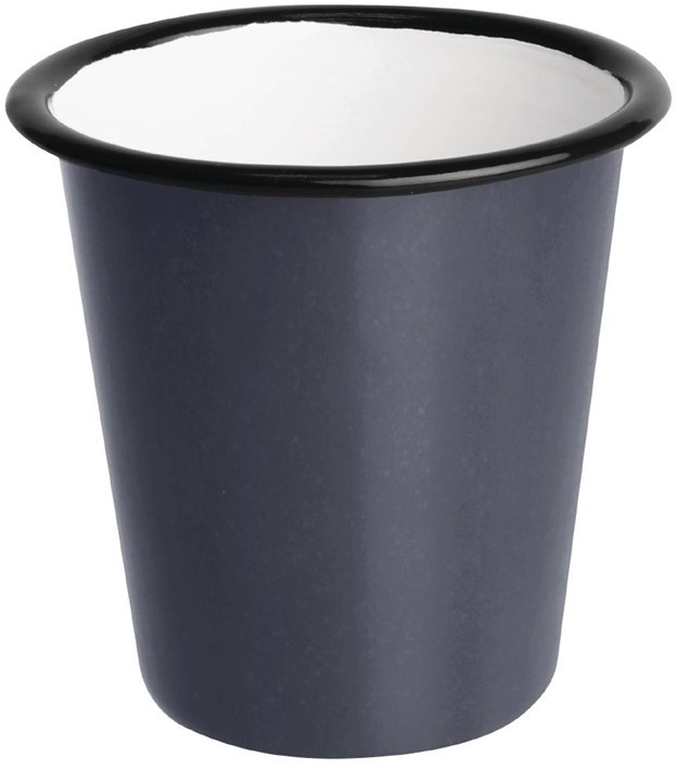  Olympia Enamel Tumbler Grey 310ml (Pack of 6) 
