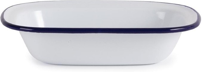  Olympia Enamel Pie Dishes Rectangular 180 x 135mm (Pack of 6) 