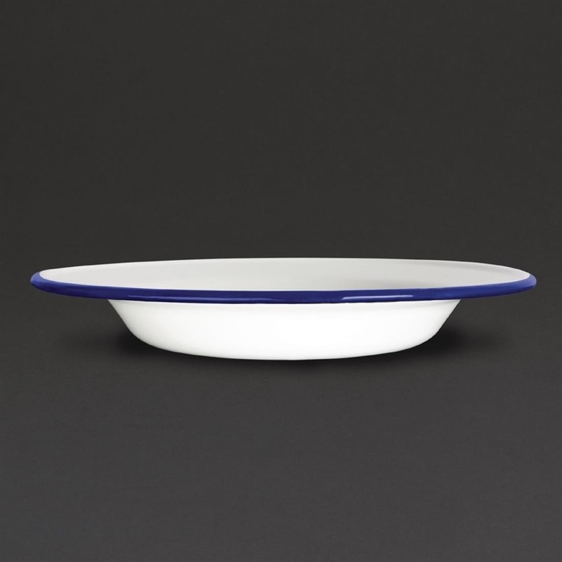  Olympia Enamel Soup Plates 245mm (Pack of 6) 