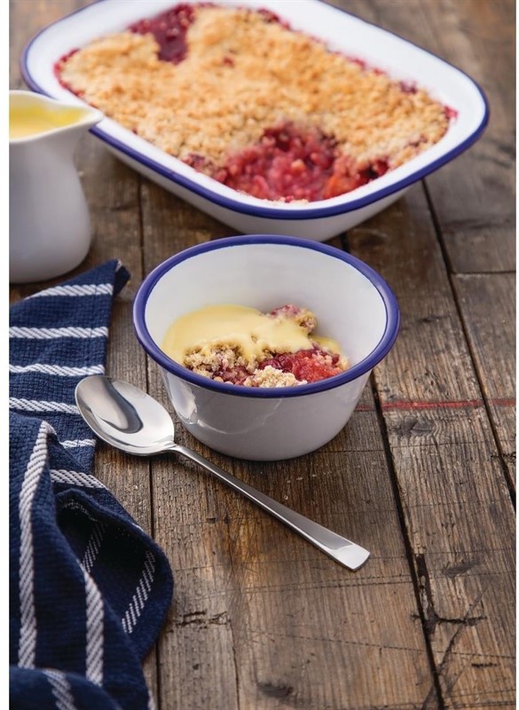  Olympia Enamel Bowls 155mm (Pack of 6) 