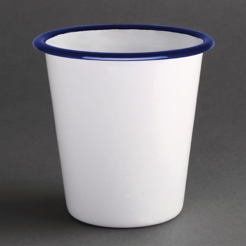  Olympia Enamel Tumblers 310ml (Pack of 6) 