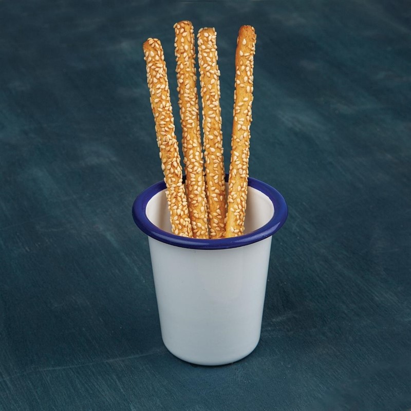  Olympia Enamel Tumblers 310ml (Pack of 6) 