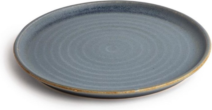  Olympia Canvas Small Rim Round Plate Blue Granite 265mm (Pack of 6) 