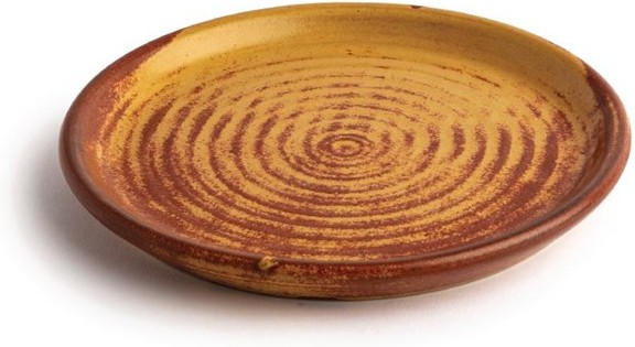  Olympia Canvas Small Rim Round Plate Sienna Rust 180mm (Pack of 6) 
