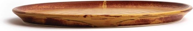  Olympia Canvas Small Rim Round Plate Sienna Rust 265mm (Pack of 6) 