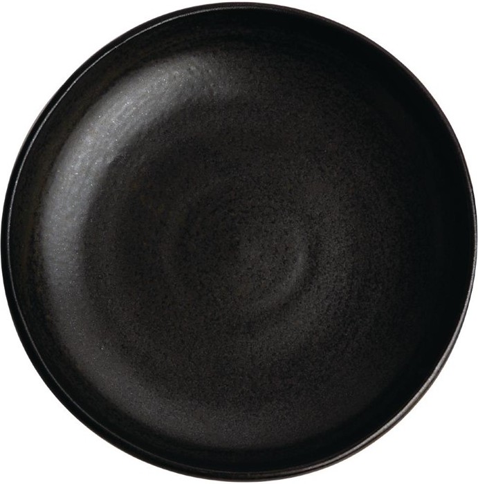  Olympia Canvas Coupe Bowl Delhi Black 230mm (Pack of 6) 