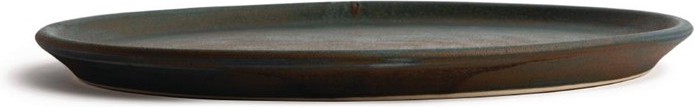  Olympia Canvas Small Rim Round Plate Green Verdigris 265mm (Pack of 6) 