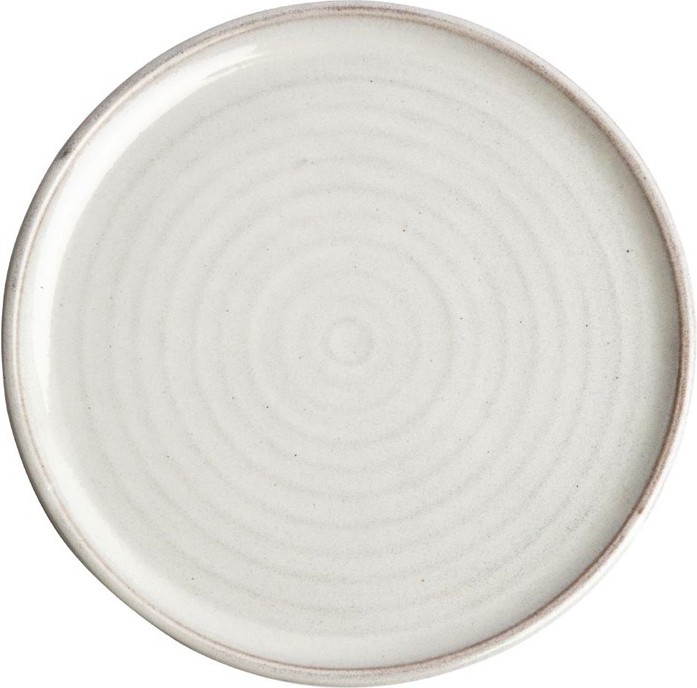  Olympia Canvas Small Rim Round Plate Murano White 265mm (Pack of 6) 